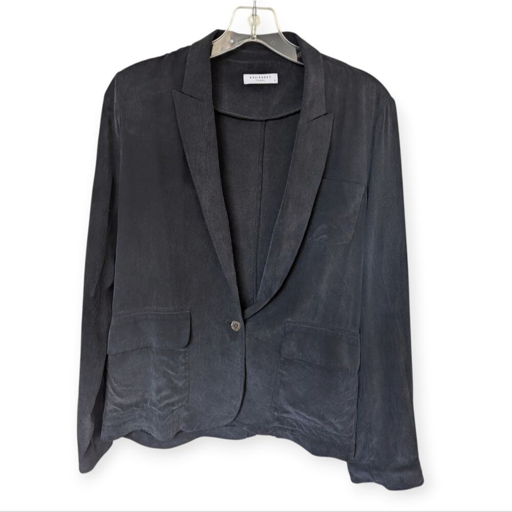 Equipment 100% Silk Blazer